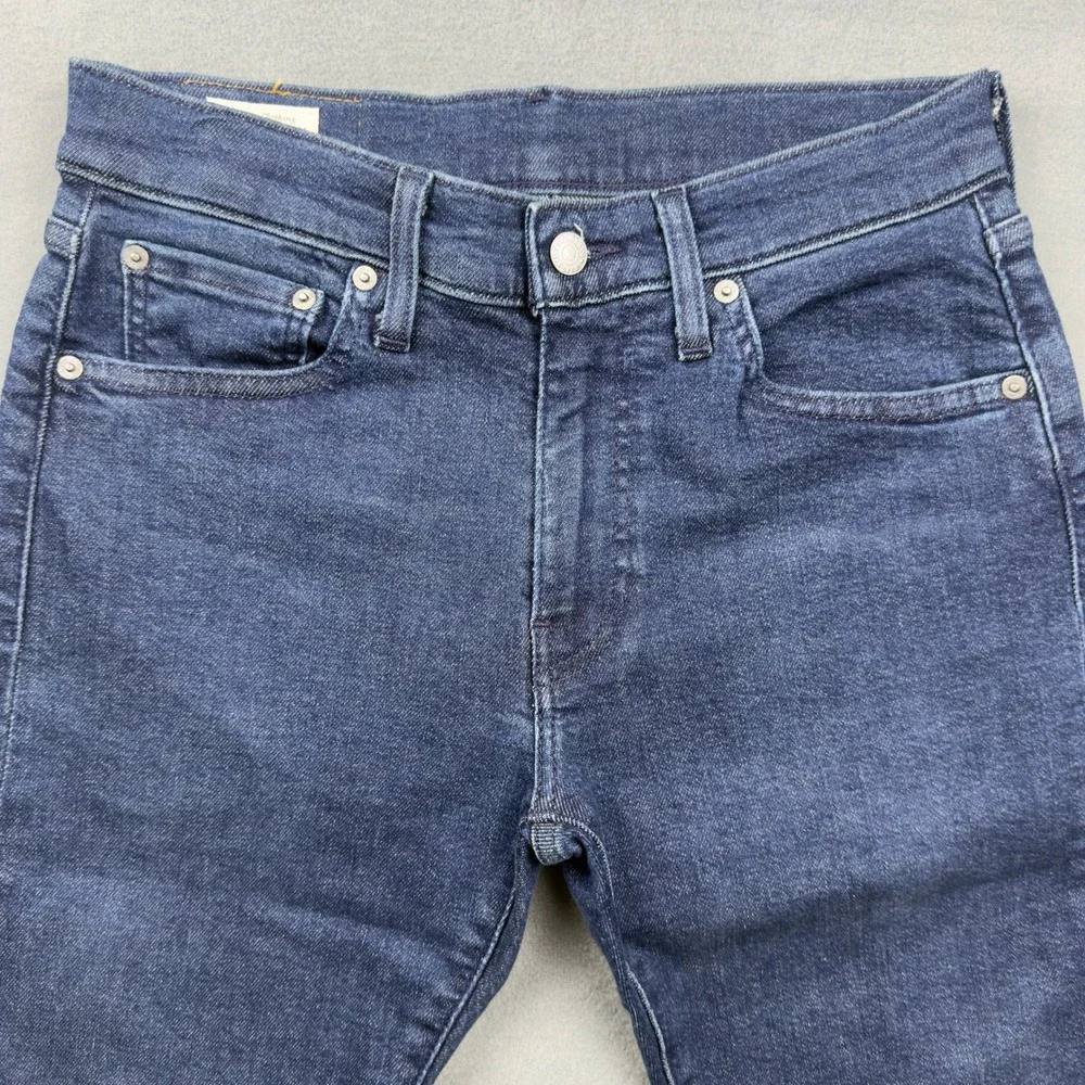 Levis 512 Slim Taper Jeans Mens W30 L32 Dark Indigo Blue Denim Pants